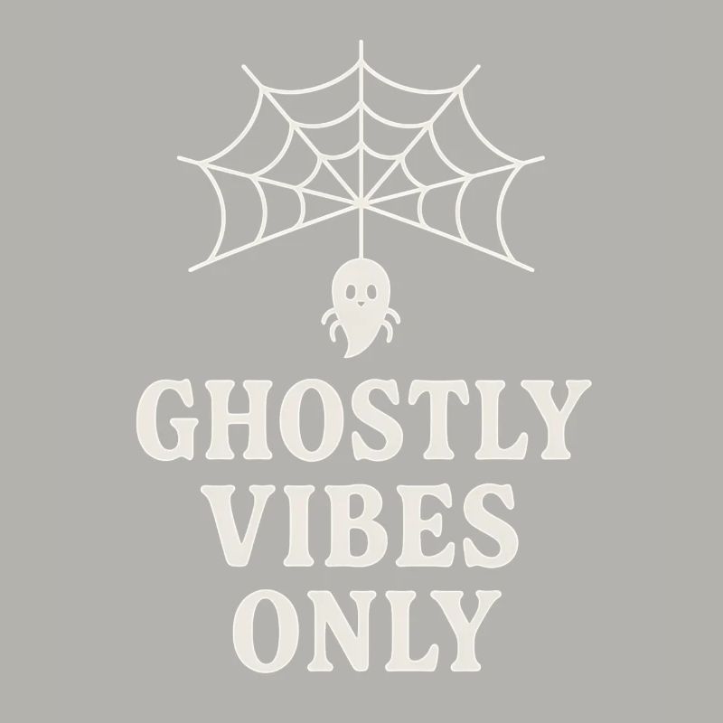 Geistlicher Spinnenweb-Print mit Geist