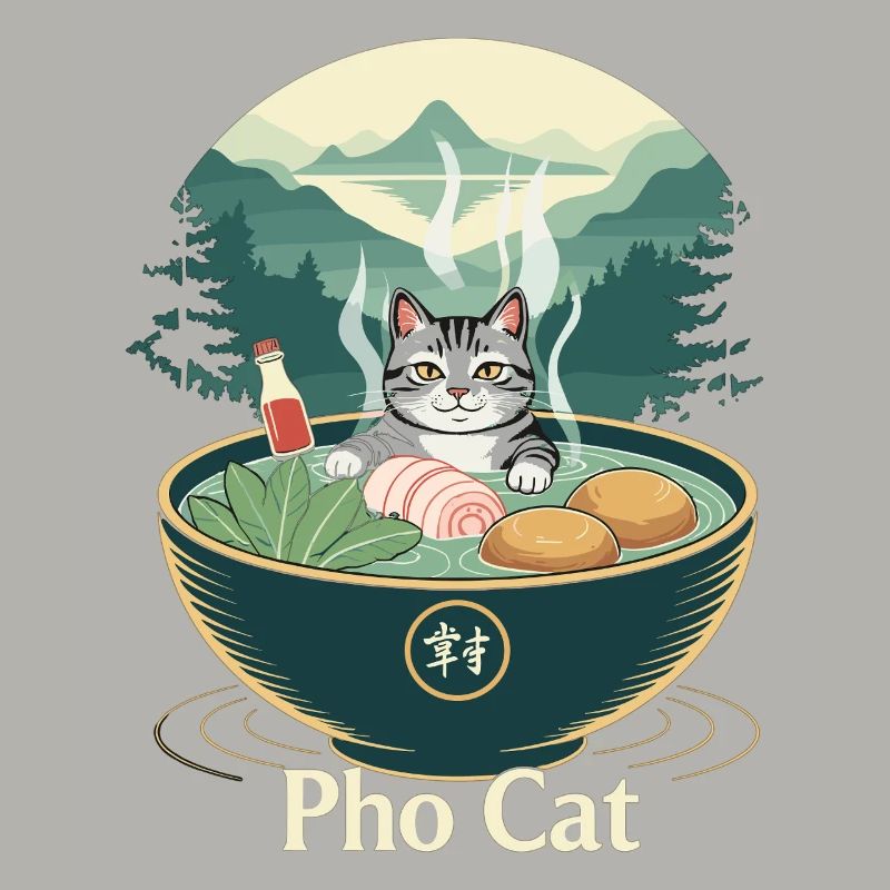Pho Cat im Ramenbecher