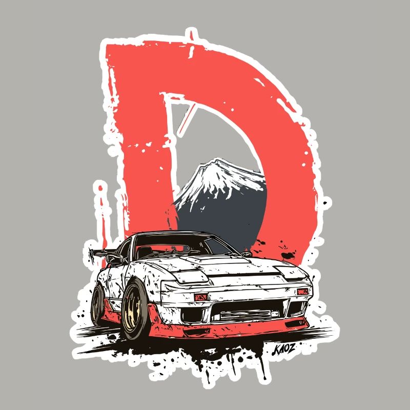 D Drift Mount Fuji Autografik