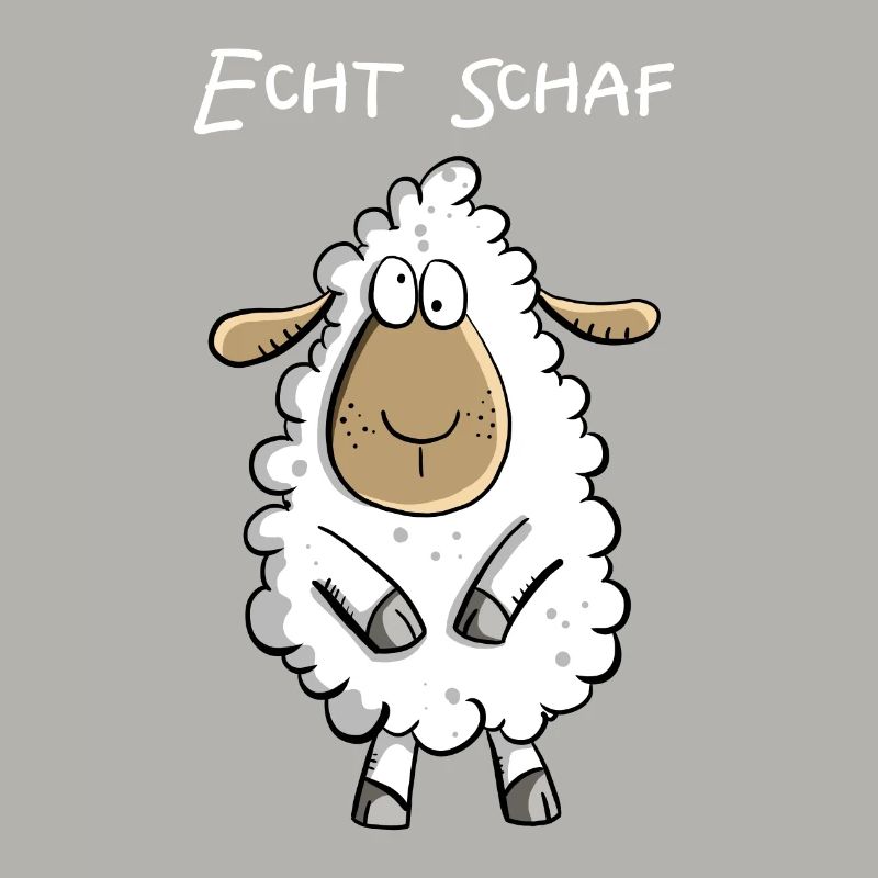 Echt Schaf I Cooles Schäfchen Comic Geschenk Fun