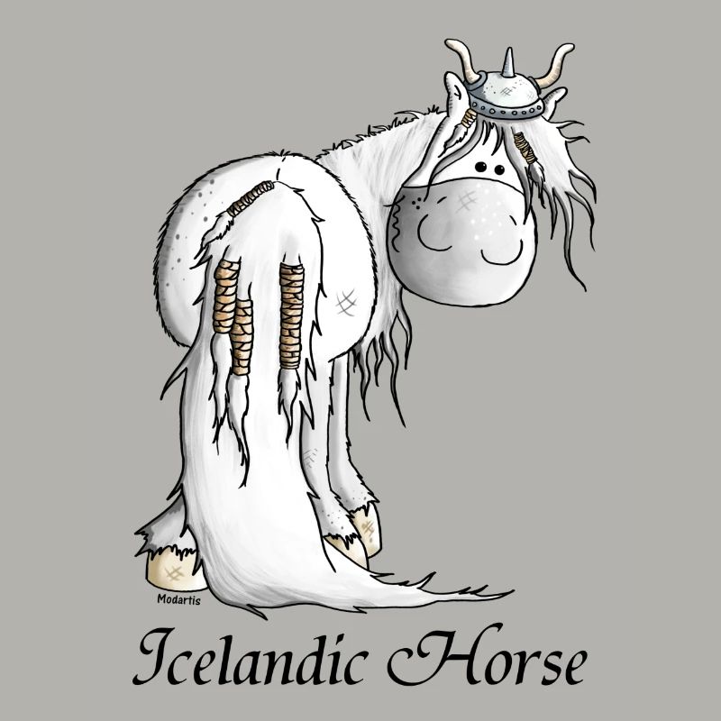 Wilder Wikinger Isländer - Pferd