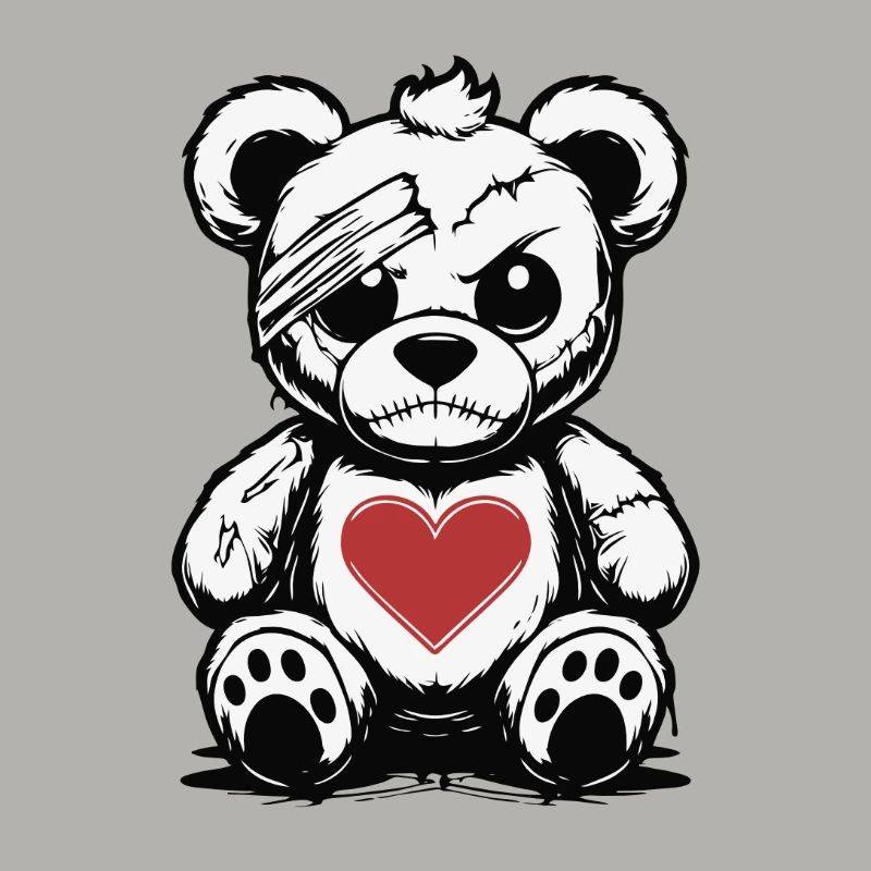 Grumpy Teddy with a good Heart
