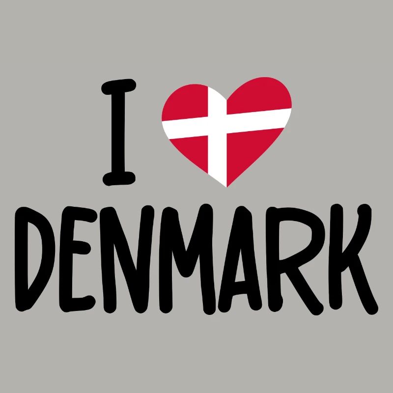 J’aime le drapeau du Danemark