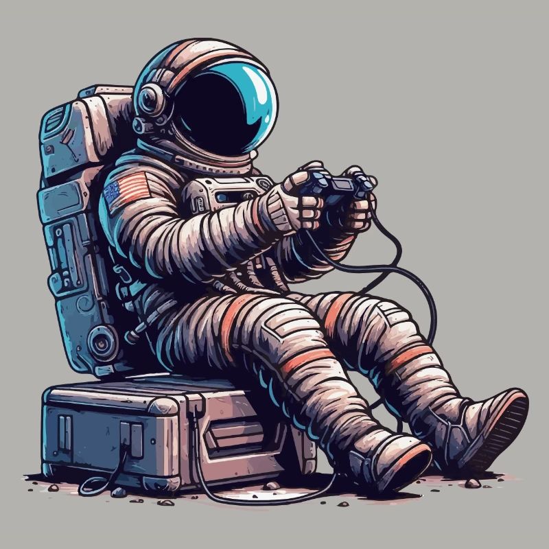Console de jeu Astronaute avec manette