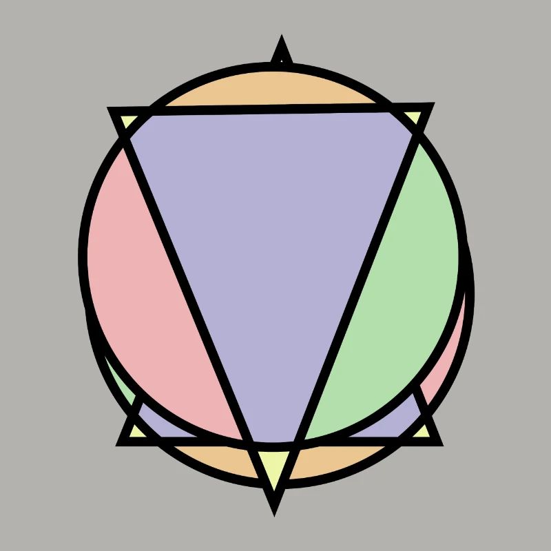 Triangle meets circle