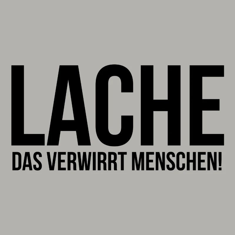 Lache das verwirrt Menschen