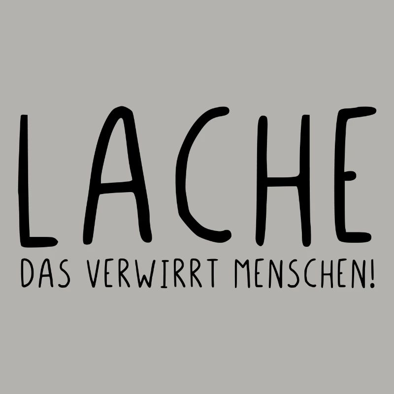 Lache das verwirrt Menschen