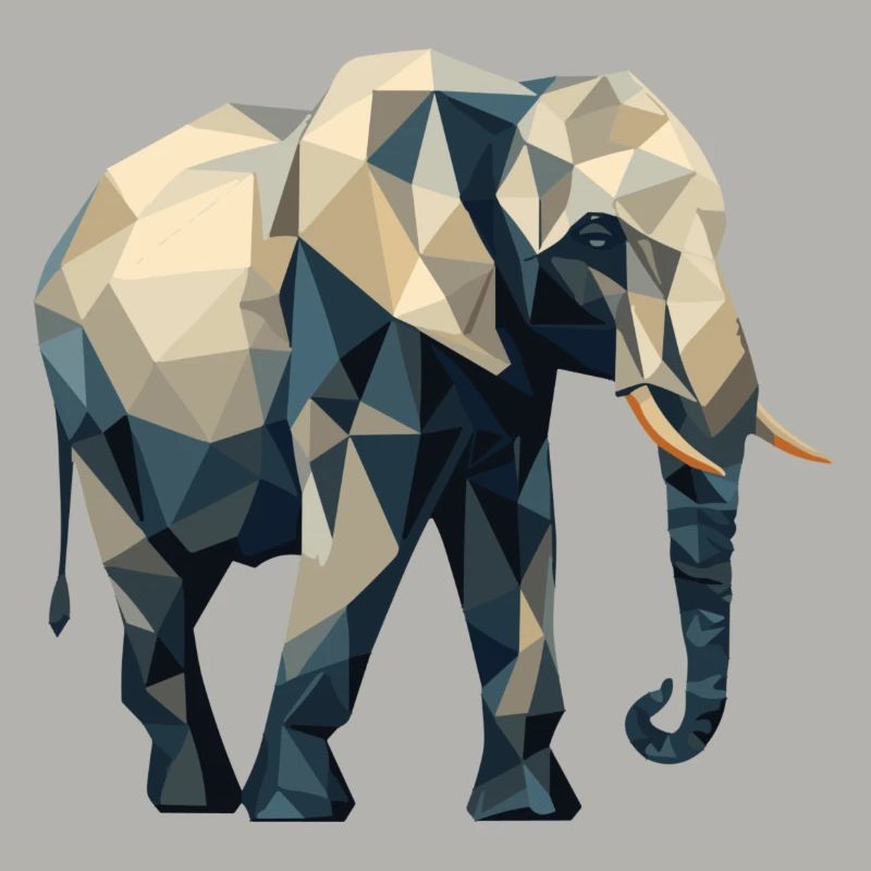 Elefant Origami Style