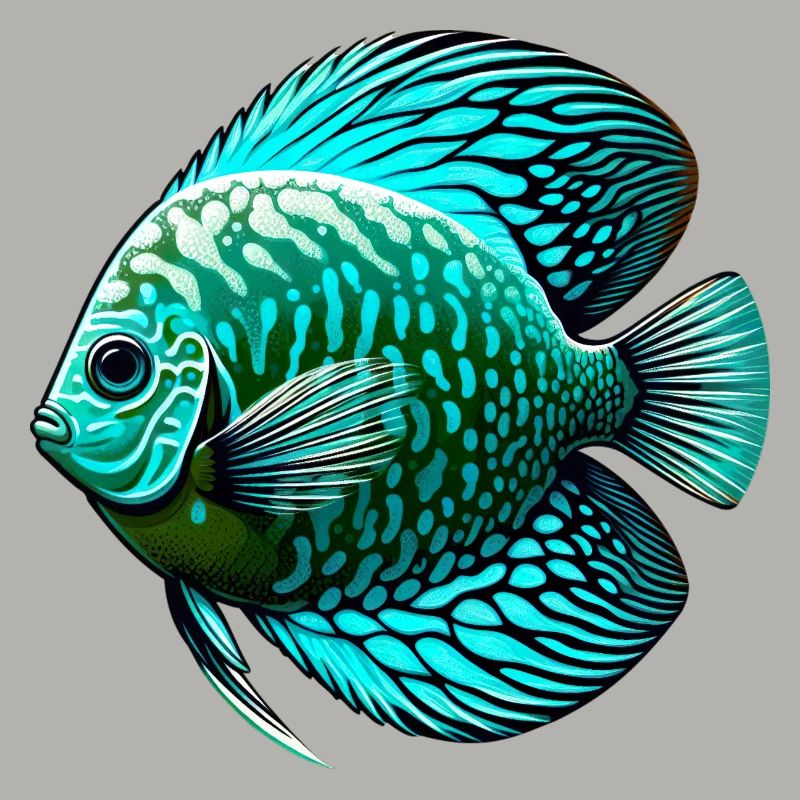 Diskusbuntbarsch Blau