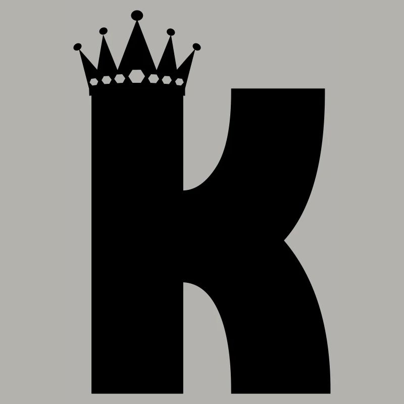 Buchstabe K Krone