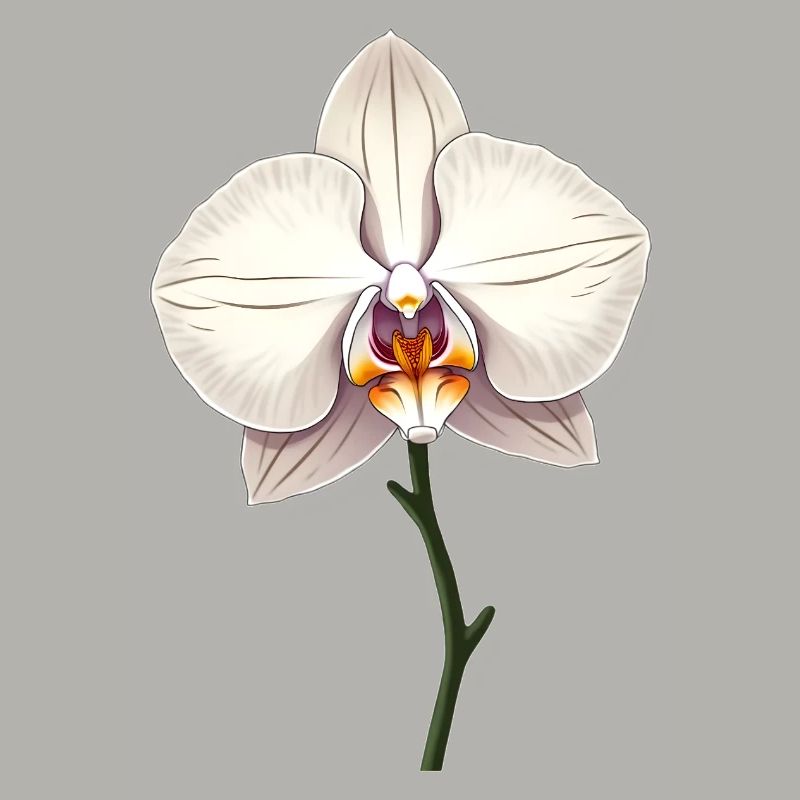 Weisse Orchidee