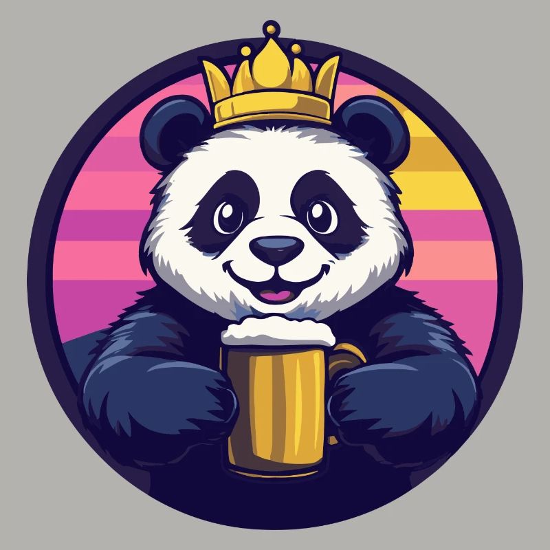 Panda Bier Comic