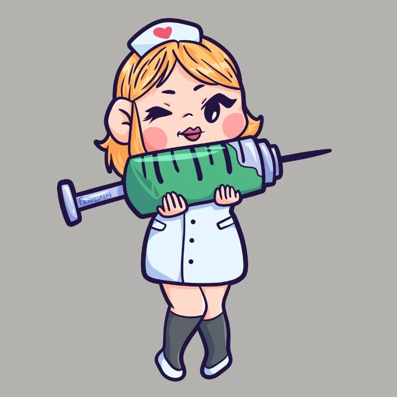 Nurse syringe help gift