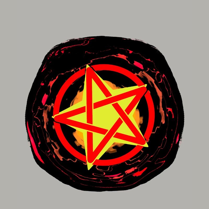 Satan Devil Pentagram Hell Death Ritual Occult