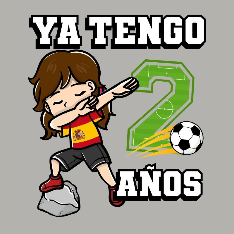 Fußballmädchen It's My 2 Geburtstag Spanische