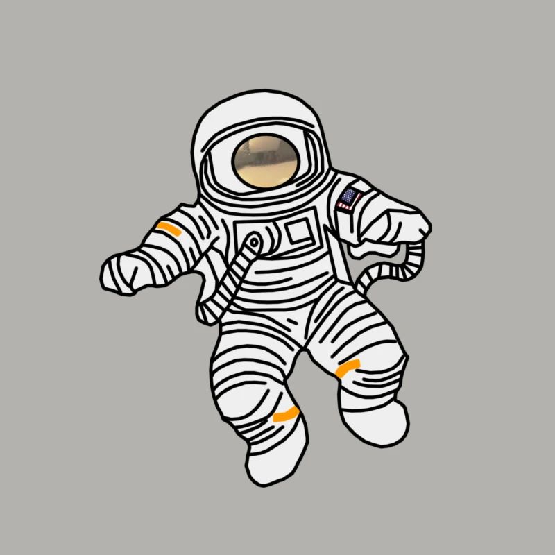 Astronaute dans l’espace