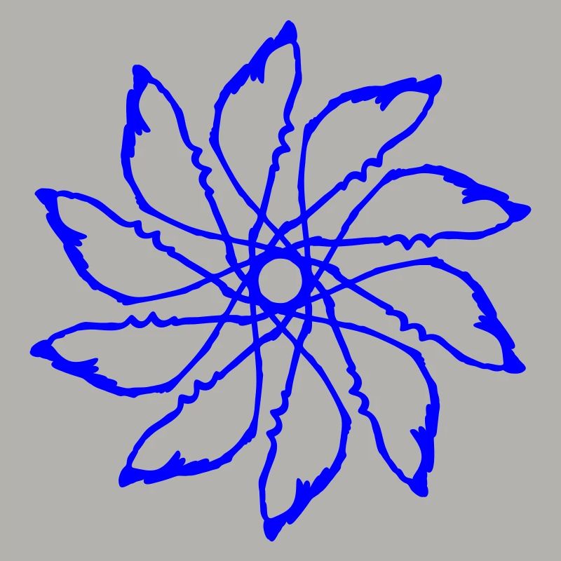 Random patterns circled Vectorgraphic