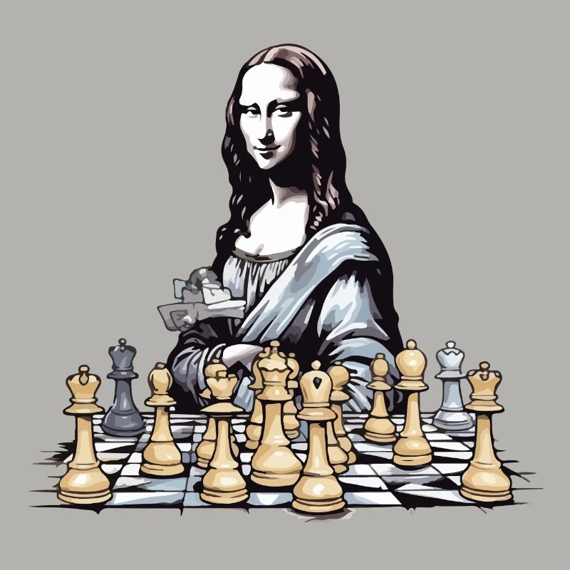 Mona im Schachklub Nr. 2