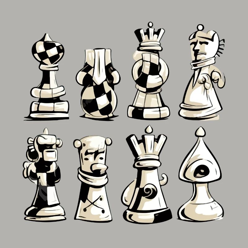 Pièces d échecs n°4