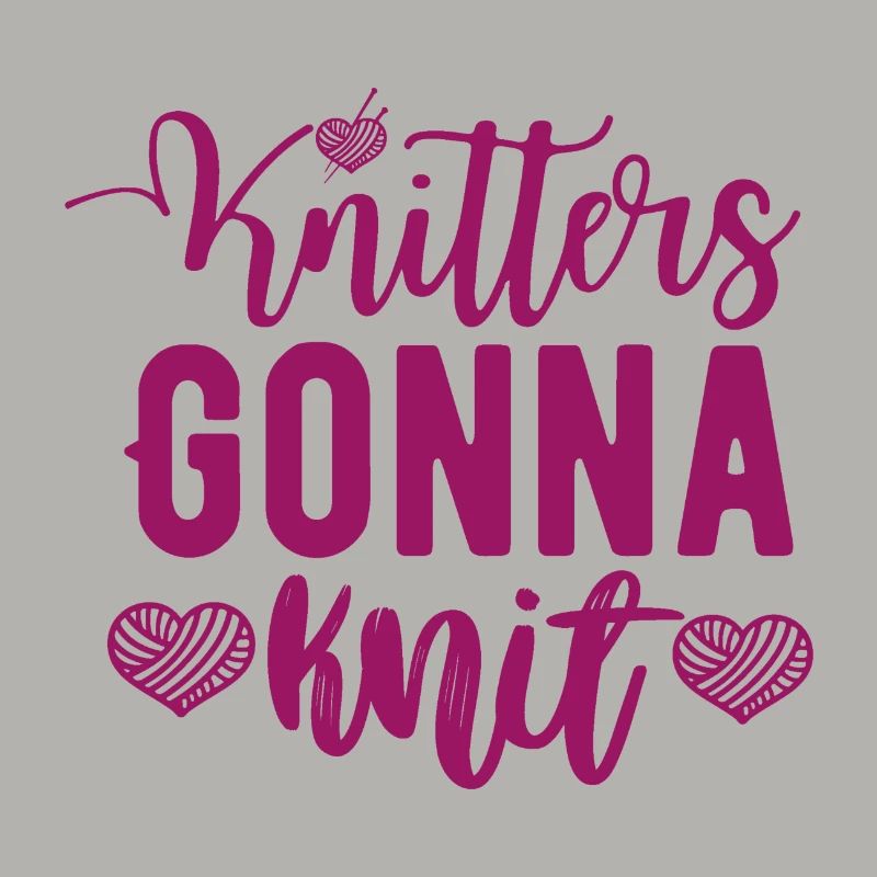 Knitters going to knit, knitting, crocheting, needlework