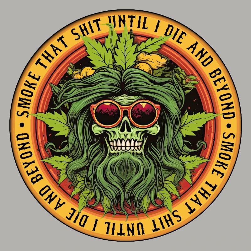 Marijuana Skull