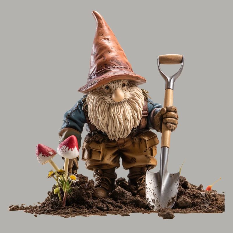 Humor im Garten mit Gartenzwerge