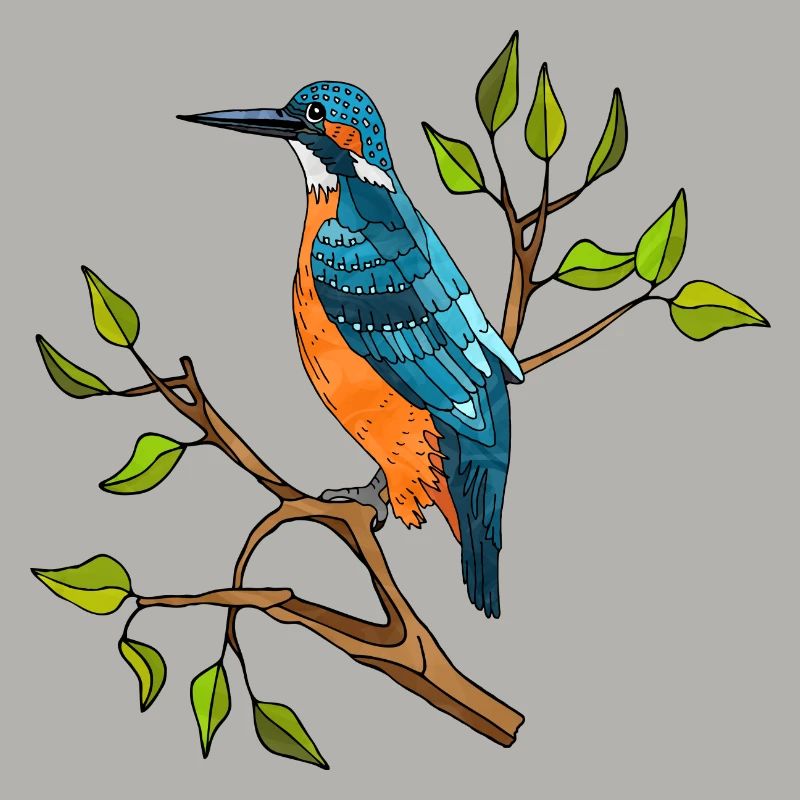 Bunter Vogel