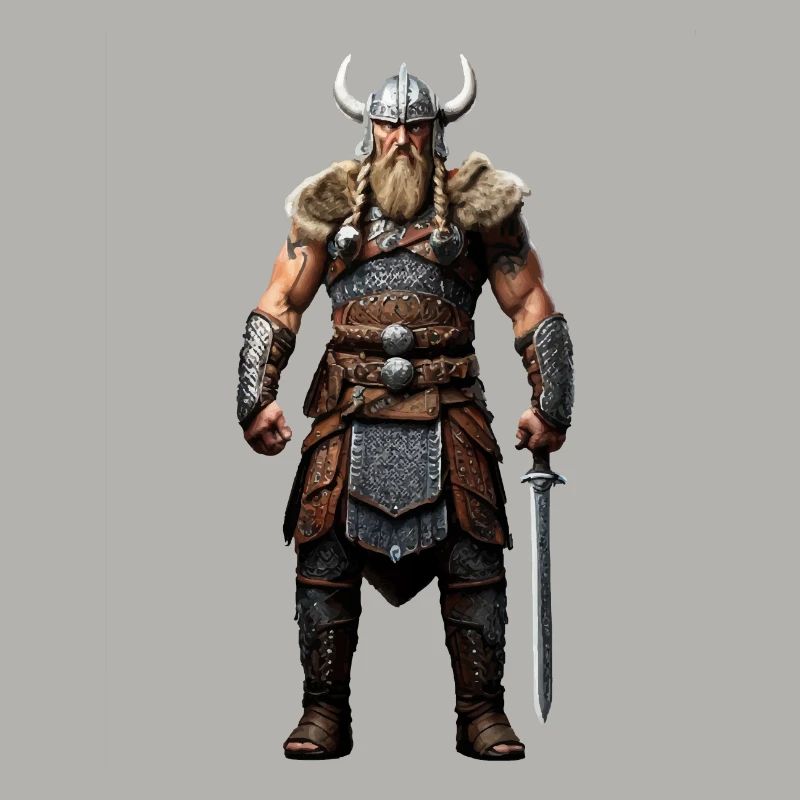 Wikinger Krieger Walhalla