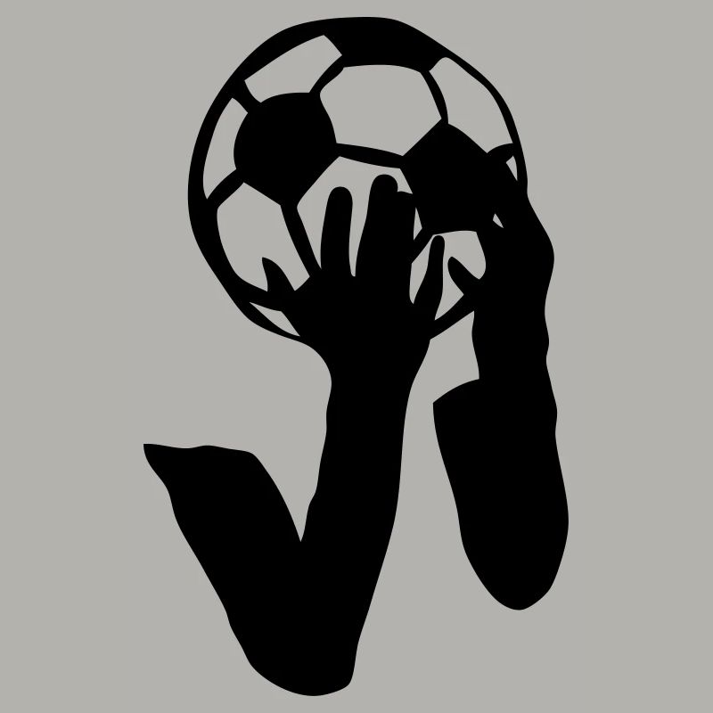 Fußball Kopfgriff Logo