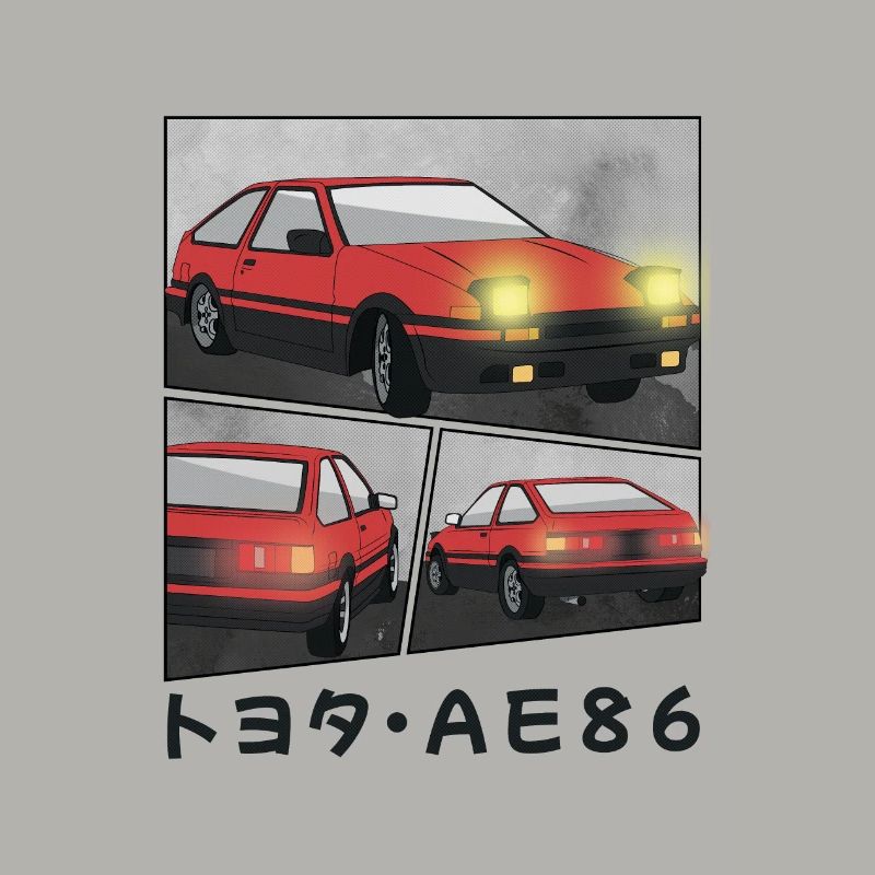 LAVA RED CAR COMIC / POP UP HEADLIGHTS HATCHBACK
