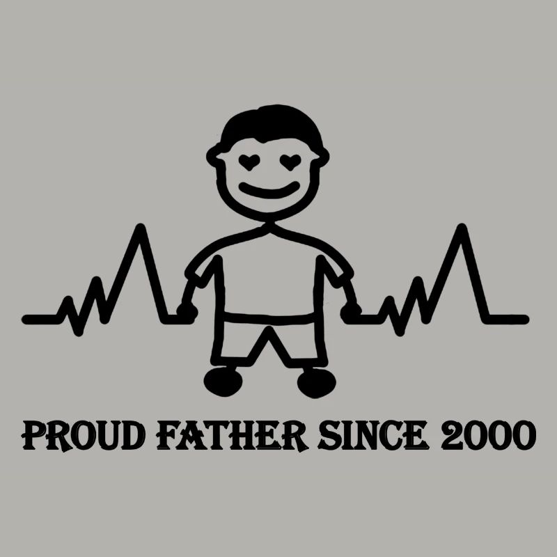 Stolzer Vater seit 2000 eines Jungen