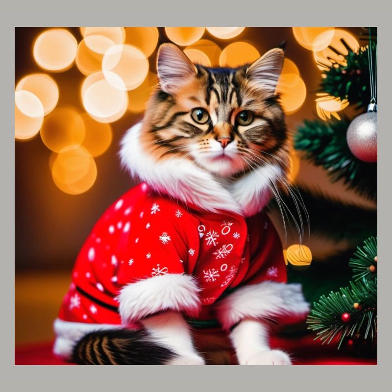Katze im Pullover