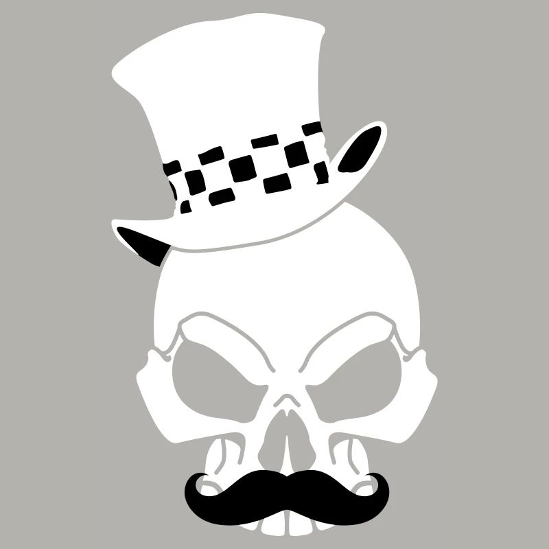 Funny pirate skull
