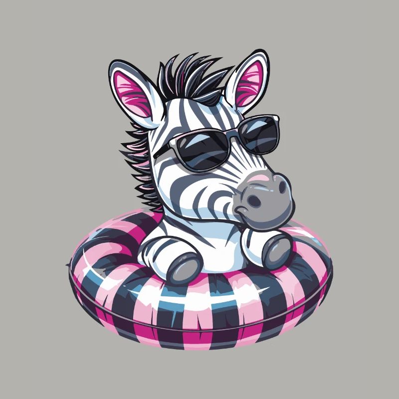 Zebra Sommer Comic