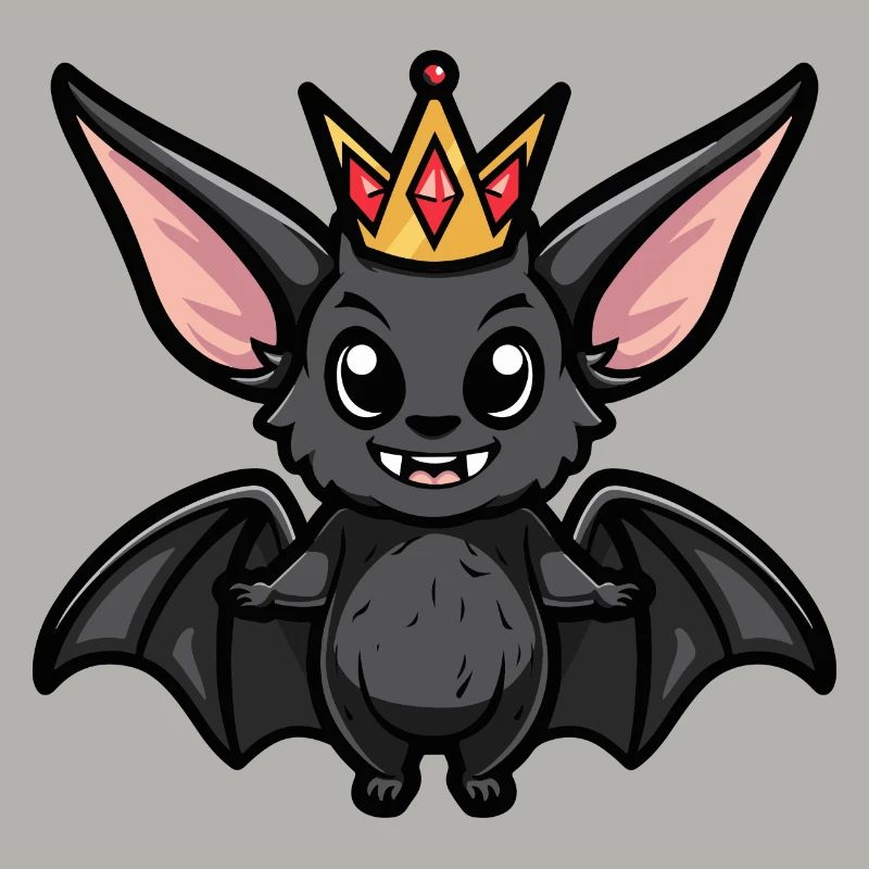 Fledermaus Comic Krone
