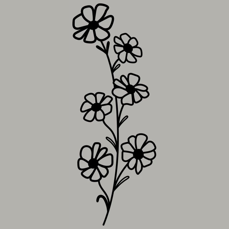 fleur sauvage simple