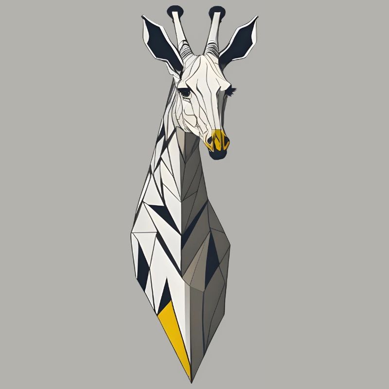 Minimalistic Giraffe