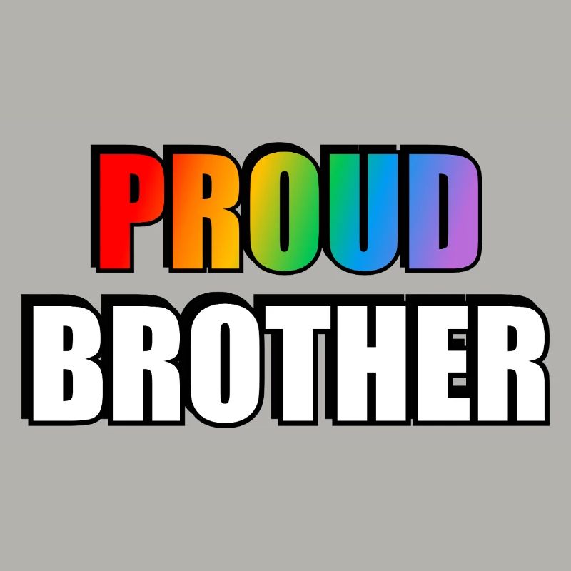 Stolzer Bruder LGBT Pride Regenbogen