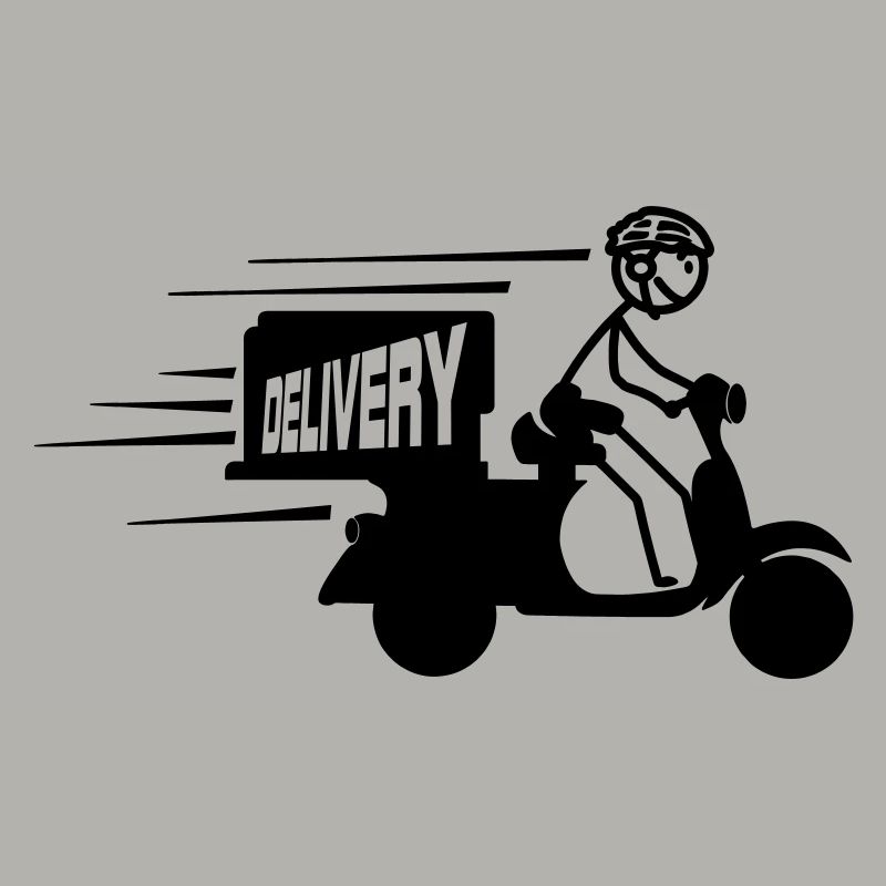 Scooter-Paket oder SMS-Lieferung