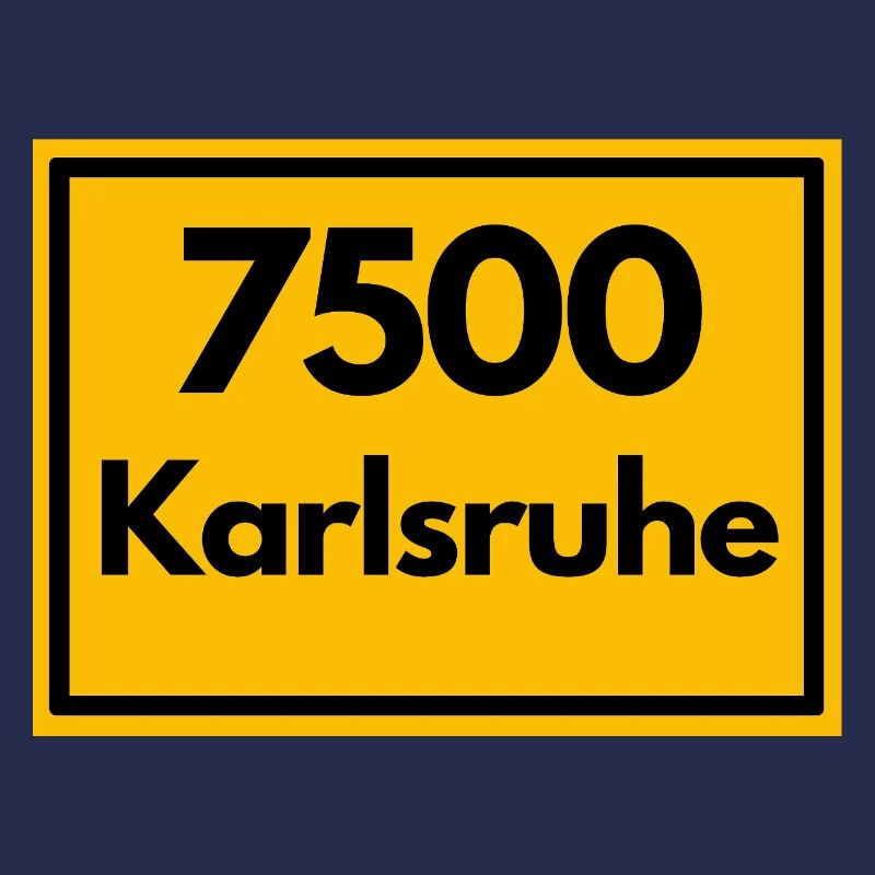 OLD POSTCODE ZIP CODE 7500 KARLSRUHE FÄCHERSTADT