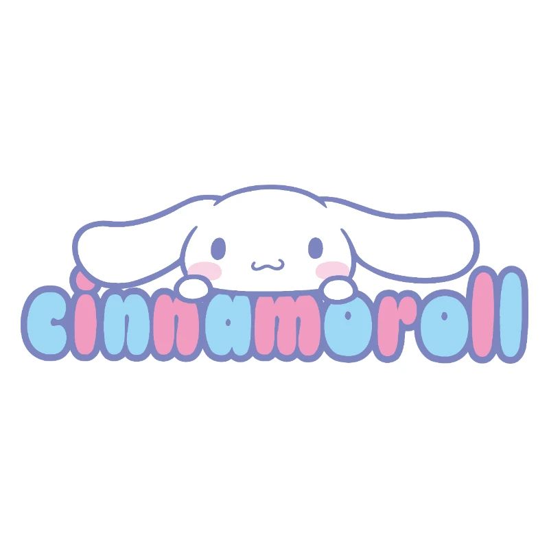 Cinnamoroll Regarde Par-dessus L'inscription