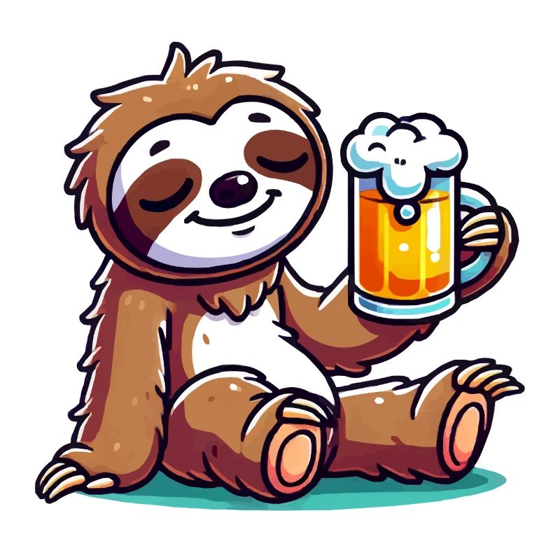 faultier bier comic
