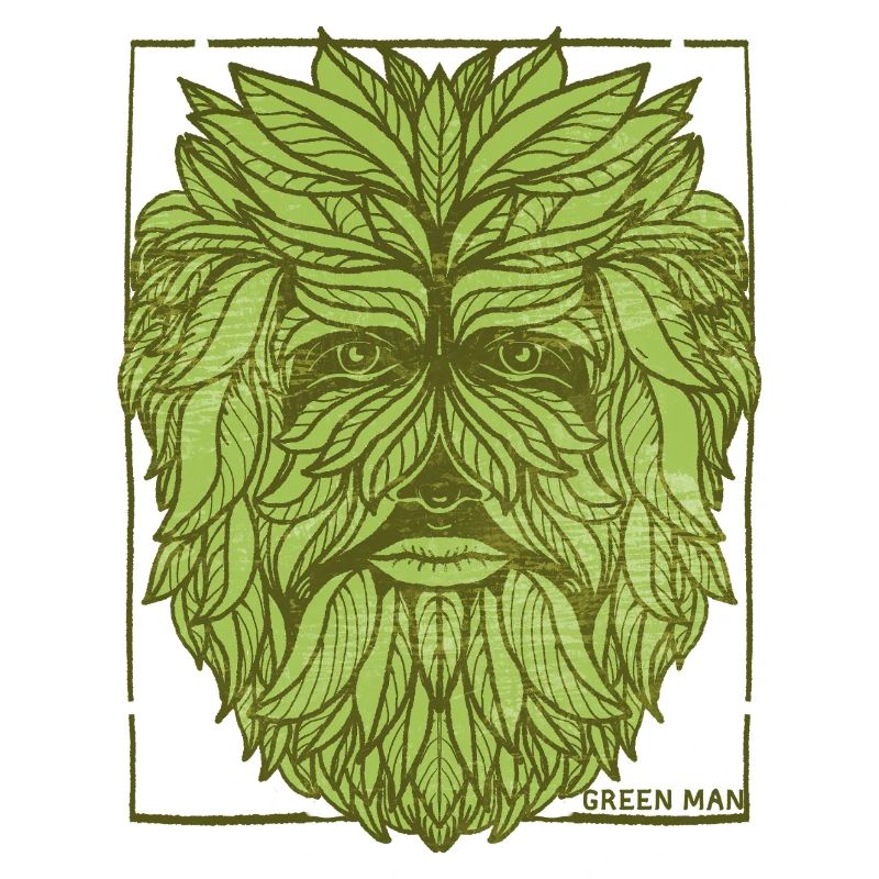 Mystical tree face design