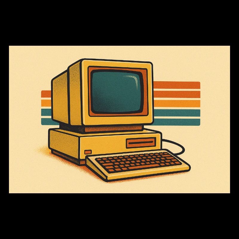 Retro Computer 80s