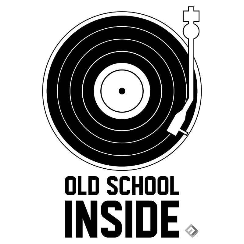 Old School Inside - Turntable Black