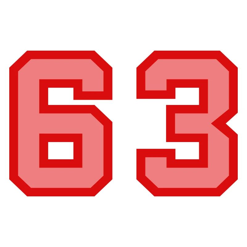 Cool Retro Retrostyle Jersey Number Back Number