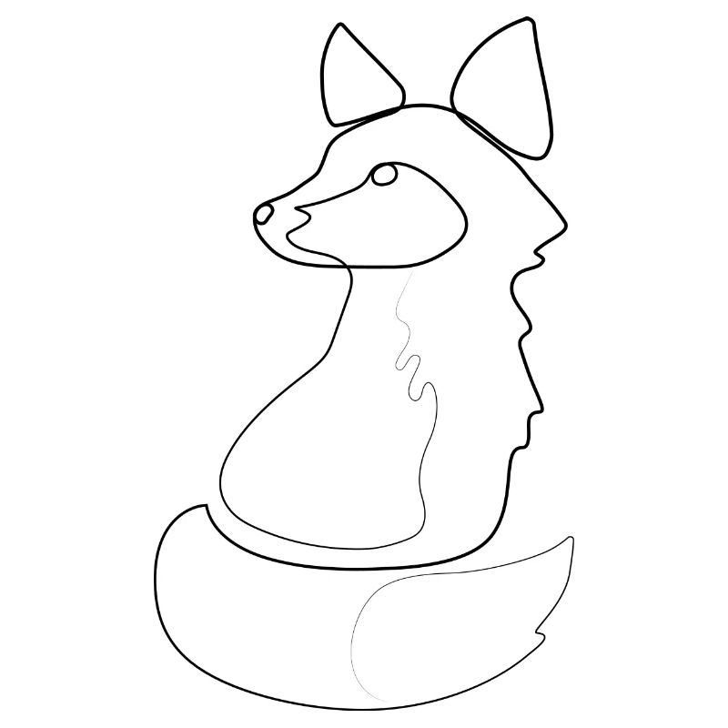 Fuchs Line Art
