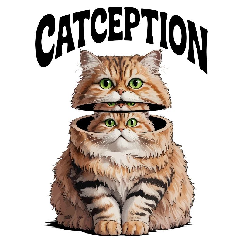 Split Cat Duo Portrait