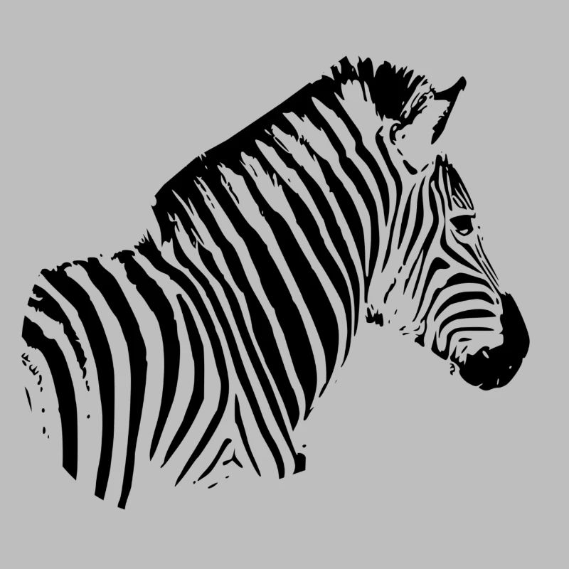 Zebra Sujet schwarz