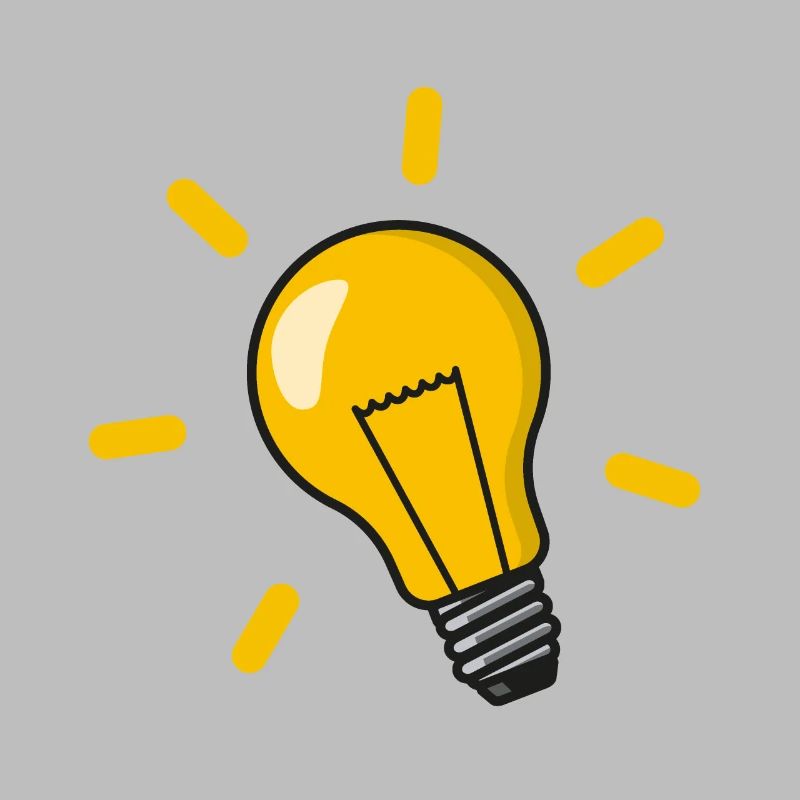 Idée de créativité d’ampoule